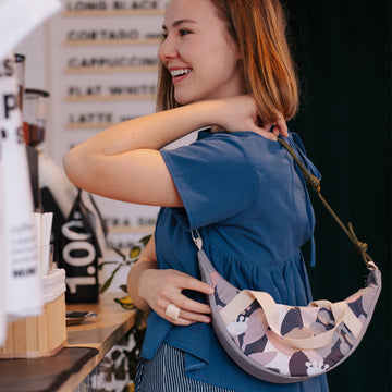 Pastels & Straps Mini LUNA Crossbody táska