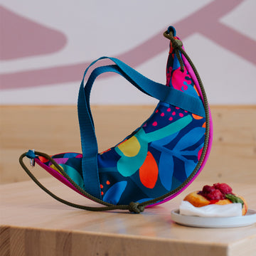 Geantă crossbody Mini Luna Vivid flowers & Straps