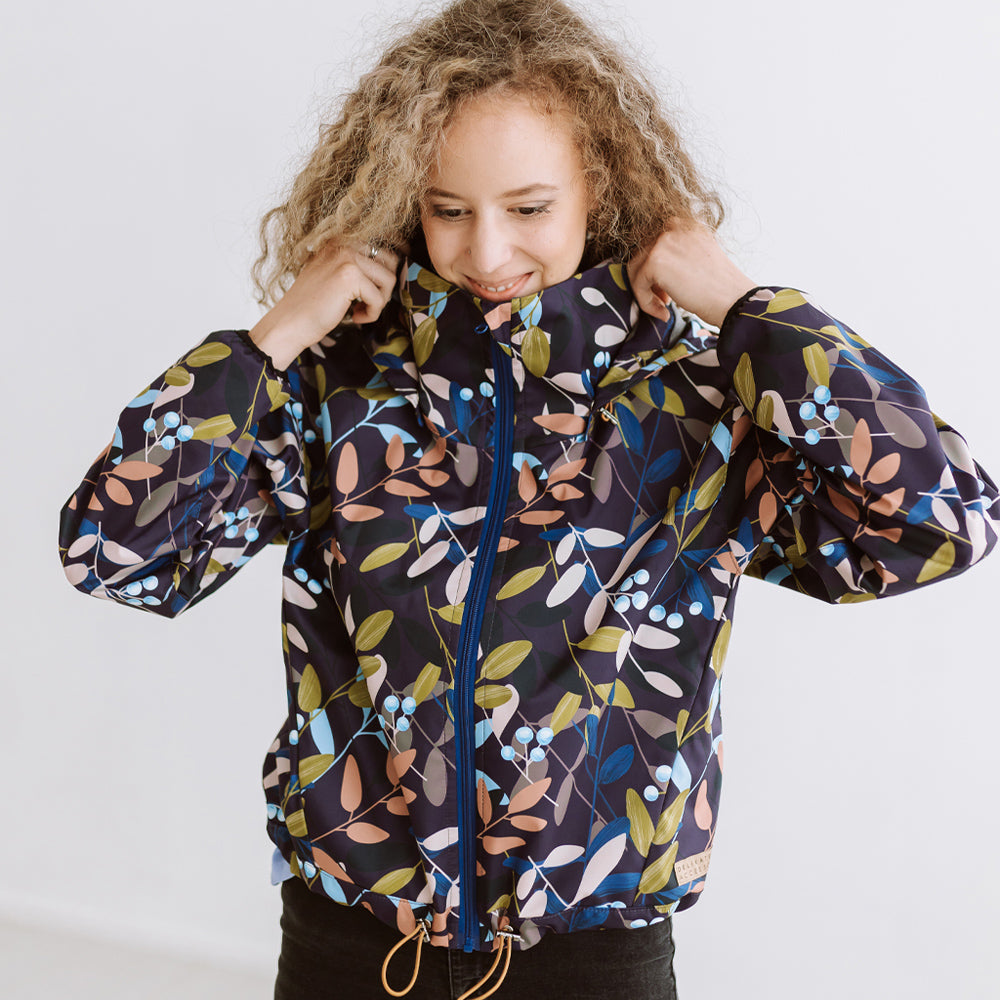 White hurmuz Bomber Coat 