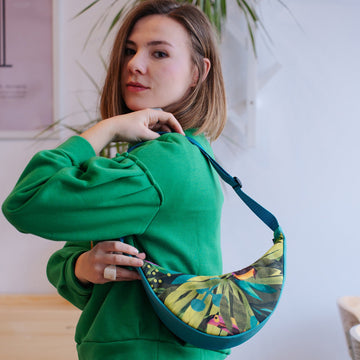 Geantă crossbody Mini Luna Re:Form Jungle