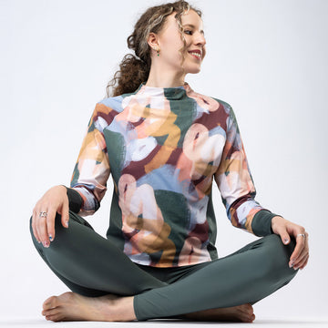 Nagy meleg pulover fitnesz felső