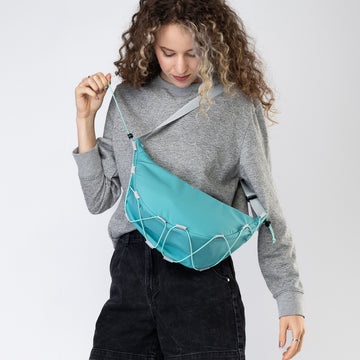 Türkiz LUNA Crossbody táska