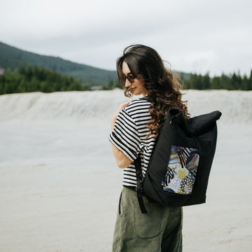 Rucsac rolltop Colaj