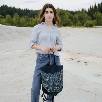 Blue Fields Beetle Backpack