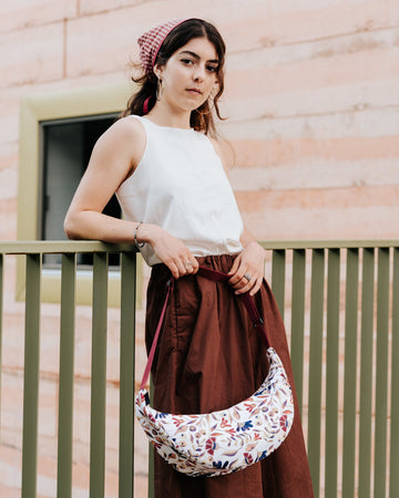 Őszi virágok LUNA Crossbody táska